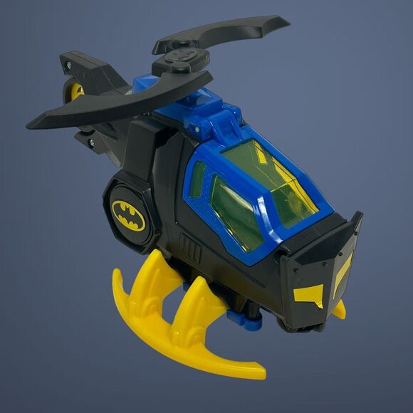 Fisher Price 2012 Imaginext DC Super Friends Batman Batcopter  Helicopter Only - Picture 3 of 16